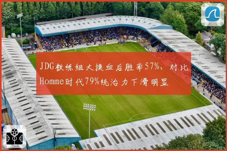JDG教练组大换血后胜率57%，对比Homme时代79%统治力下滑明显